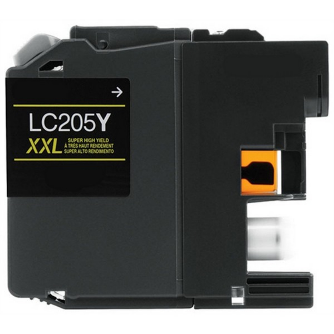 Picture of Compatible LC205Y (LC205YXXL) Super High Yield Yellow Inkjet Cartridge (1200 Yield)