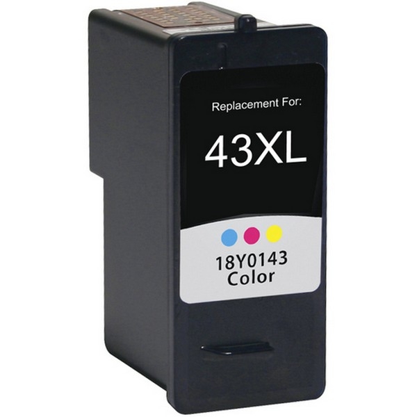 Show details for Compatible 18Y0143 (Lexmark #43XL) Color Inkjet Cartridge Picture of Compatible 18Y0143 (Lexmark #43XL) Color Inkjet Cartridge