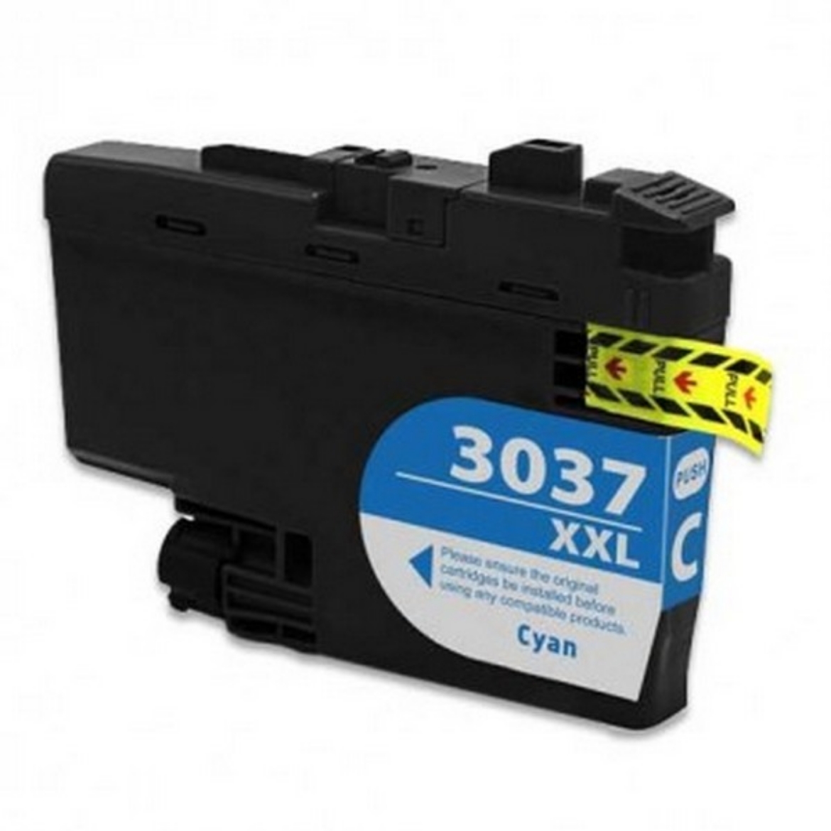 Picture of Compatible LC3037C Super High Yield Cyan Inkjet Cartridge (1500 Yield)