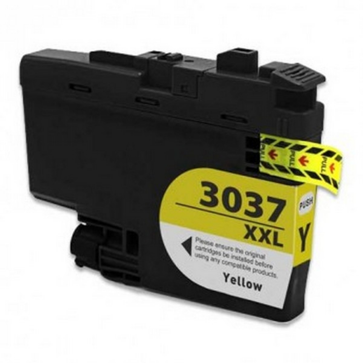 Picture of Compatible LC3037Y Super High Yield Yellow Inkjet Cartridge (1500 Yield)