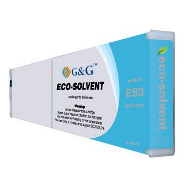 Show details for Compatible ES3 LC-440 Light Cyan Eco Solvent Ink (440 ml) Picture of Compatible ES3 LC-440 Light Cyan Eco Solvent Ink (440 ml)