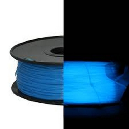 Picture of Compatible PF-ABS-GBU Glow in dark, Glow Blue ABS 3D Filament (1.75mm)