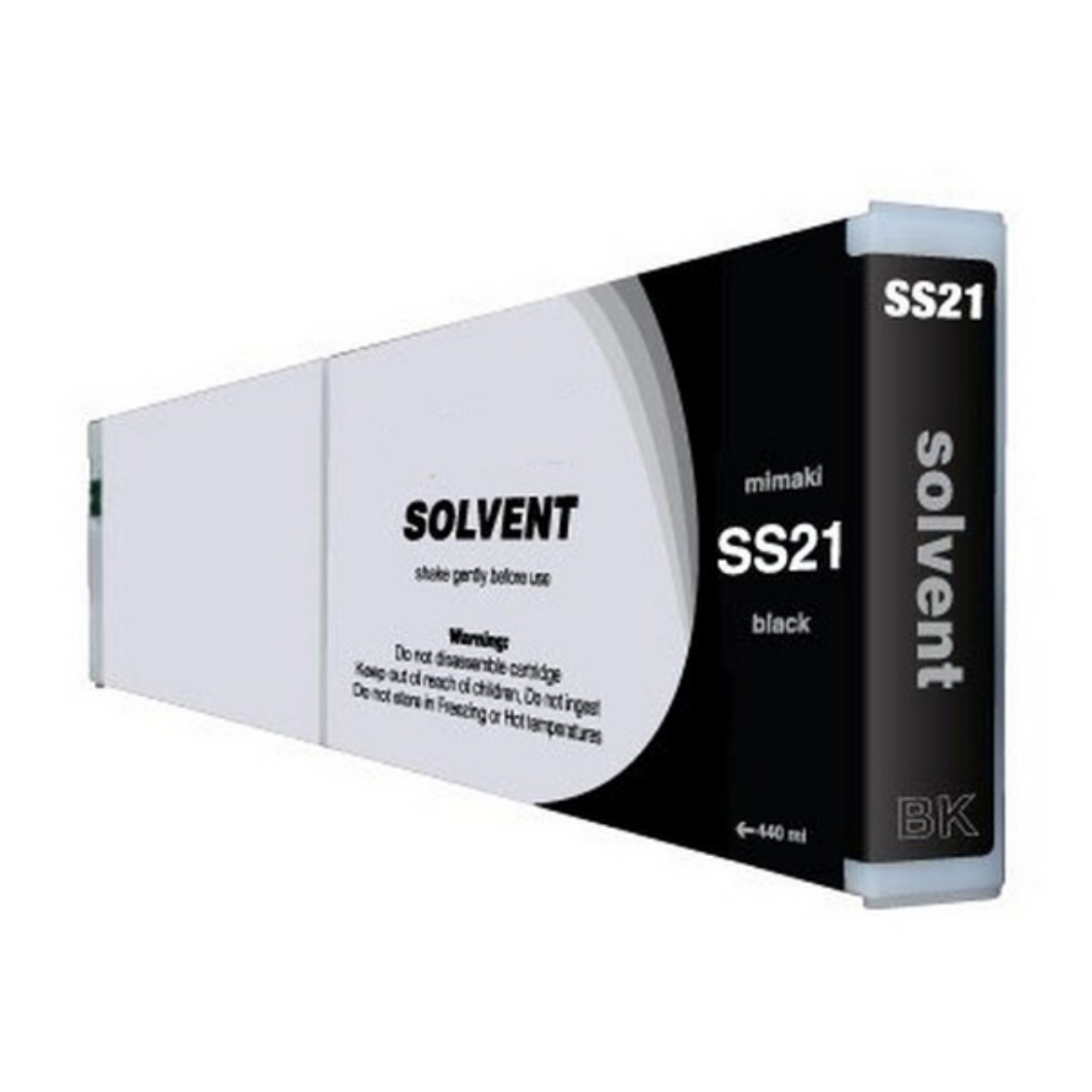 Picture of Compatible SS21 Bk-440 Black Mid-Solvent Ink (440 ml)