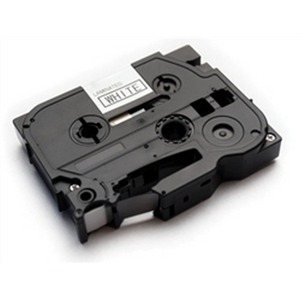 Show details for Compatible TZe-221 (TZ-221) Black Print on White Label Tape (3/8 inch x 26.25 feet) Picture of Compatible TZe-221 (TZ-221) Black Print on White Label Tape (3/8 inch x 26.25 feet)