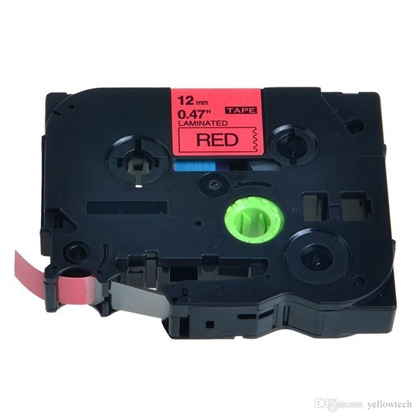 Show details for Compatible TZe-431 (TZ-431) Black on Red Label Tape (1/2"x26' yield) Picture of Compatible TZe-431 (TZ-431) Black on Red Label Tape (1/2"x26' yield)