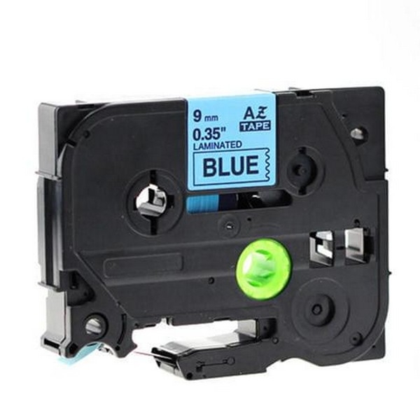 Show details for Compatible TZe-521 (TZ-521) Black on Blue Label Tape (3/8"x26' yield) Picture of Compatible TZe-521 (TZ-521) Black on Blue Label Tape (3/8"x26' yield)