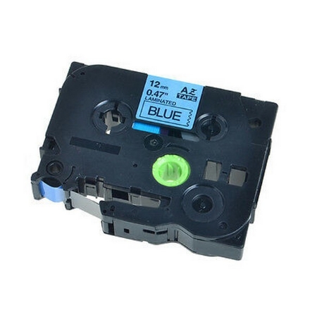 Picture of Compatible TZe-531 (TZ531) Black on Blue Label Tape (1/2"x26' yield)