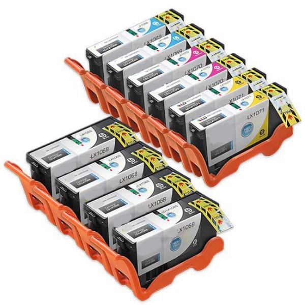 Show details for Value Bundle 14N1068, 14N1069, 14N1070, 14N1071 (Lexmark #100XL) High Yield Black, Cyan, Magenta, Yellow Ink Cartridges (4 pack) Picture of Value Bundle 14N1068, 14N1069, 14N1070, 14N1071 (Lexmark #100XL) High Yield Black, Cyan, Magenta, Yellow Ink Cartridges (4 pack)