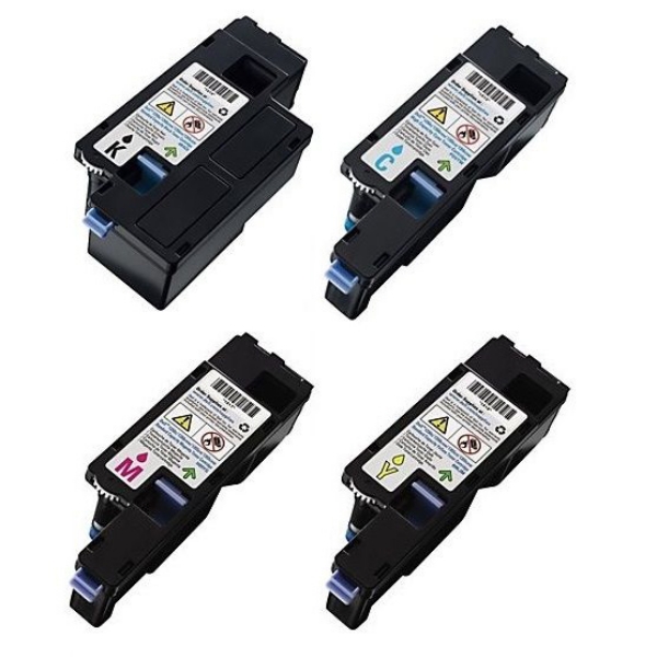 Show details for Value Bundle 593-BBJX, 593-BBJU, 593-BBJV, 593-BBJW Black, Cyan, Magenta, Yellow Toner Cartridges (4 pack) Picture of Value Bundle 593-BBJX, 593-BBJU, 593-BBJV, 593-BBJW Black, Cyan, Magenta, Yellow Toner Cartridges (4 pack)