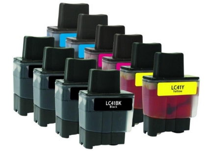 Picture of Bundled LC41BK (LC41M) BK, C, M, Y Inkjet Cartridges