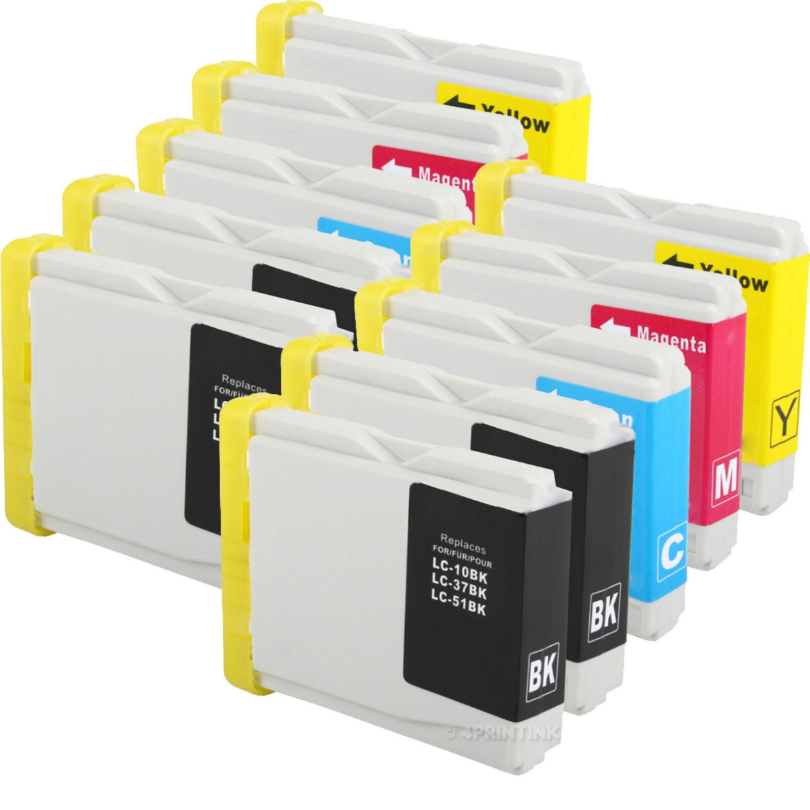 Picture of Bundled LC51BK (LC51M) BK, C, M, Y Inkjet Cartridges