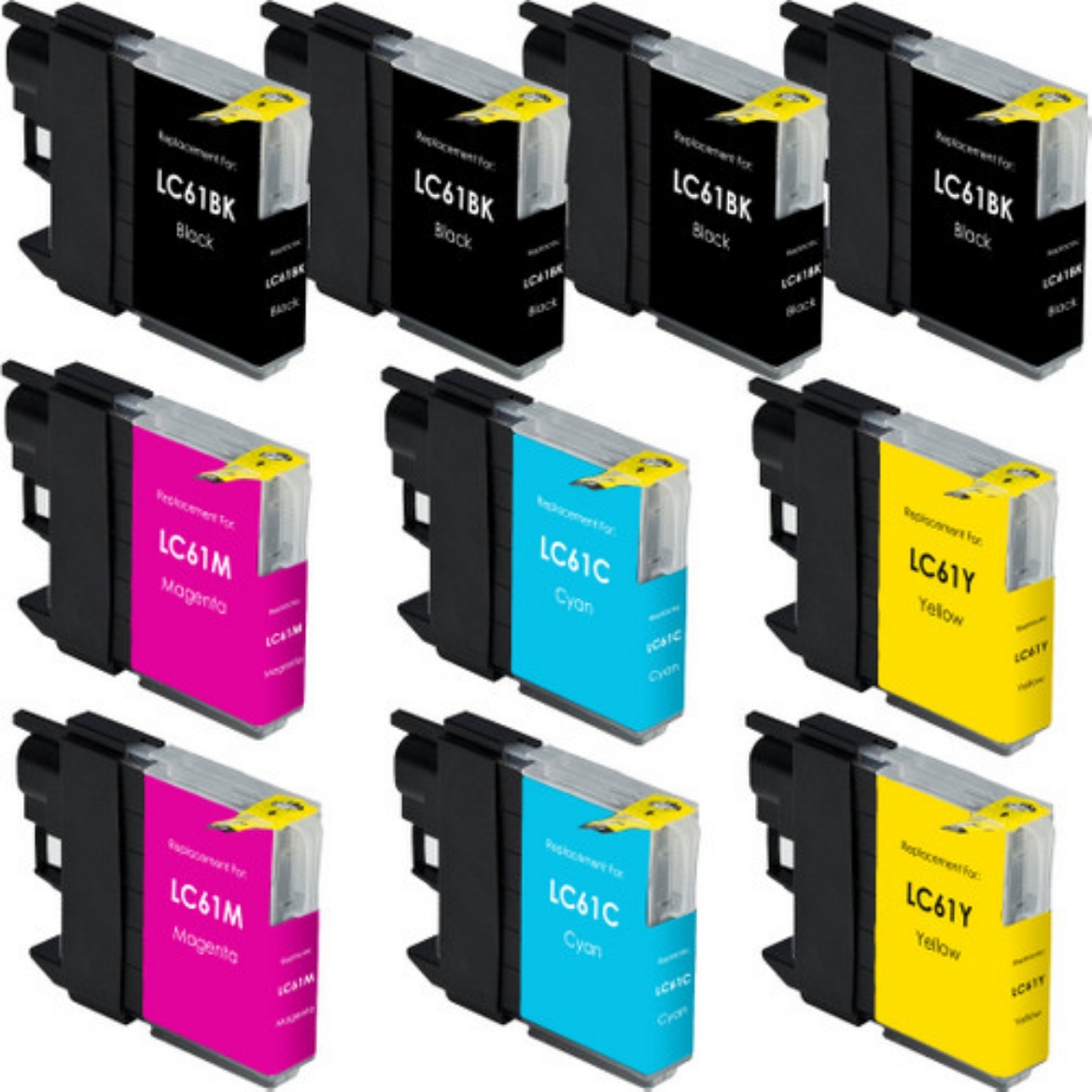 Picture of Bundled LC61BK (LC61M) BK, C, M, Y Inkjet Cartridges