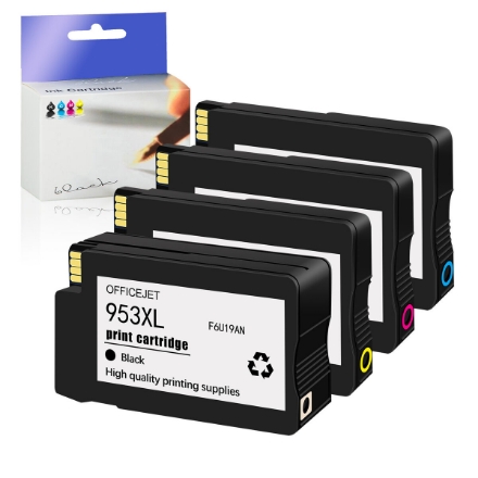 Picture of Bundled HP 962XL (3JA00AN,3JA01AN,3JA02AN,3JA03AN) High Yield Black, Cyan, Magenta, Yellow Ink Cartridges (1600 Yield)