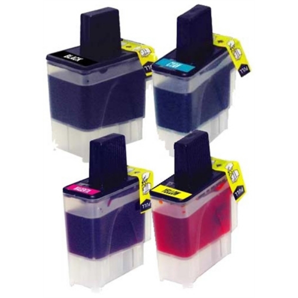 Show details for Value Bundle LC41HYBK, LC41C, LC41M, LC41Y High Yield Black, Cyan, Magenta, Yellow Ink Cartridges (10 pack) Picture of Value Bundle LC41HYBK, LC41C, LC41M, LC41Y High Yield Black, Cyan, Magenta, Yellow Ink Cartridges (10 pack)